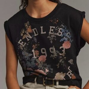 Adorable Anthropologie Pilcro Boho sleeveless sweatshirt